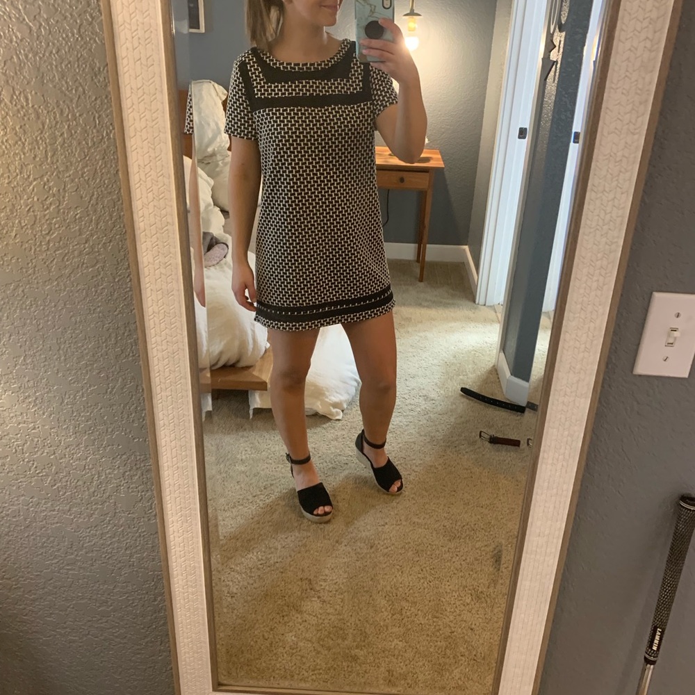 Anthropologie Checkered Mini Dress - Picture 2 of 2